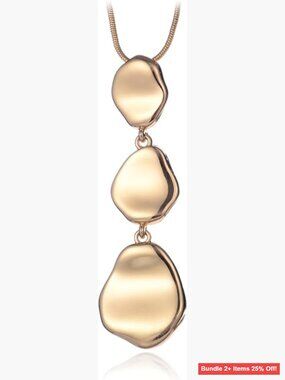 Long Multi-Layer Pendant Y Necklace Set Statement Jewelry Women